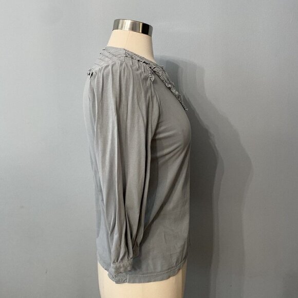 Chloe Blue Top Pintuck Lace Victorian Size 6 - Picture 5 of 9